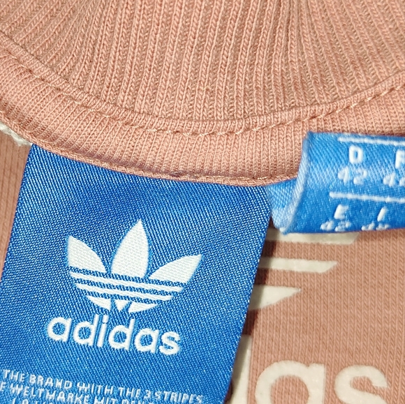 Adidas Grey & Pink Jumper Sweatshirt Size UK 16 - Picture 11 of 13